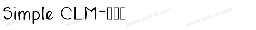 Simple CLM字体转换